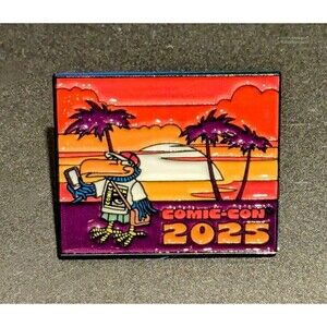San Diego Comic-Con SDCC 2025 Official Exclusive Event Attendee Enamel Pin NIP